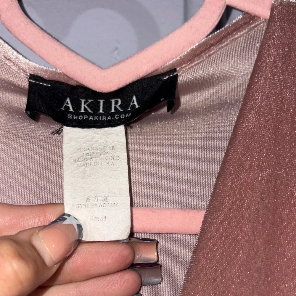 Akira Elegant Velvet Wrap Dress